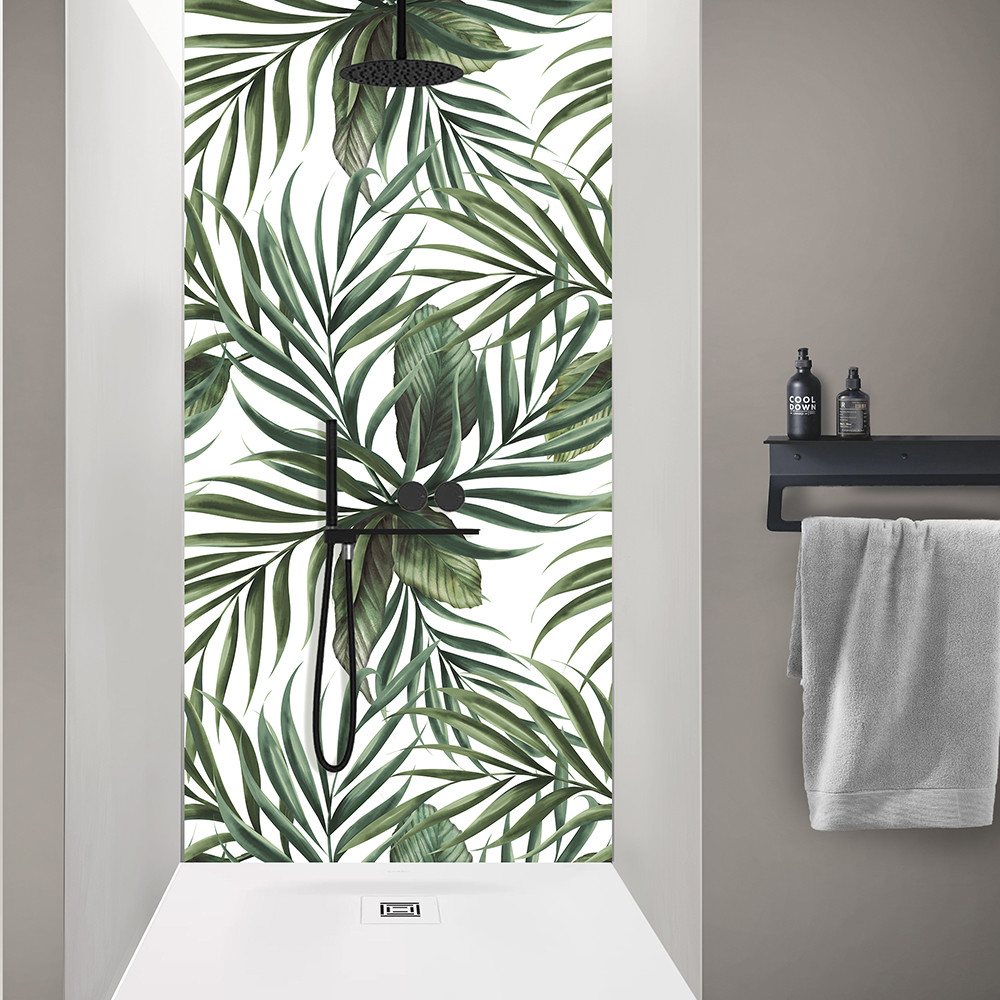 Panneau mural douche Décofast végétalis Tropical design et étanche