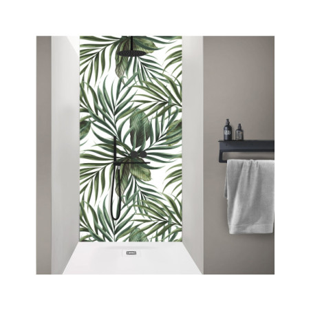 Panneau mural douche Décofast végétalis Tropical design et étanche