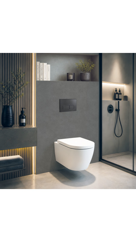Panneau mural douche Décofast loft Beton Cendro design et étanche