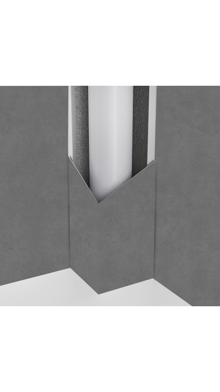 Panneau mural douche Décofast loft Beton Cendro design et étanche