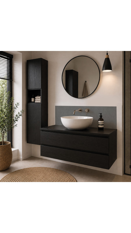 Panneau mural douche Décofast loft Beton Cendro design et étanche