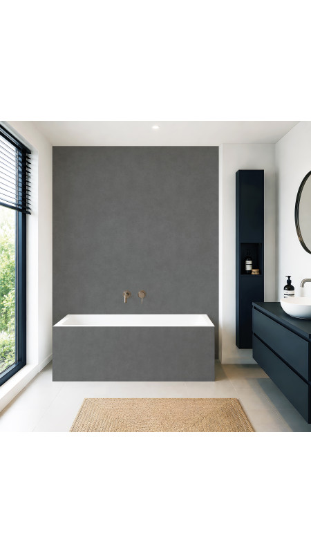 Panneau mural douche Décofast loft Beton Cendro design et étanche