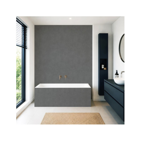 Panneau mural douche Décofast loft Beton Cendro design et étanche