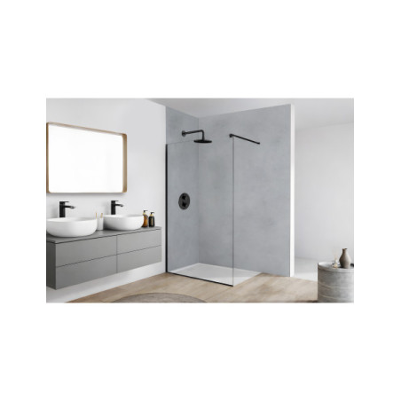 Panneau mural douche Décofast loft Beton Gris Cire design et étanche