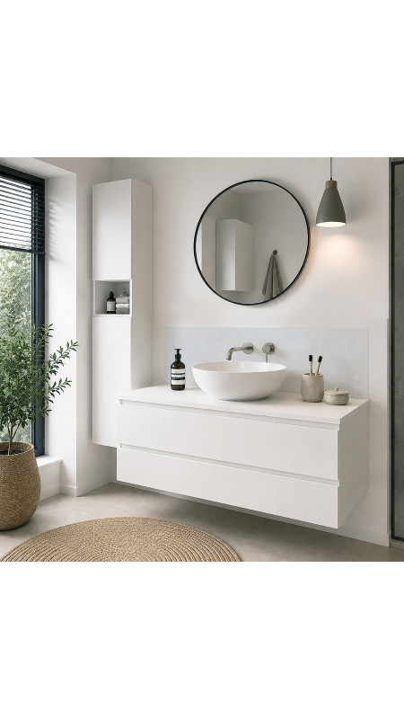 Panneau mural douche Décofast loft Beton Gris Clair design et étanche