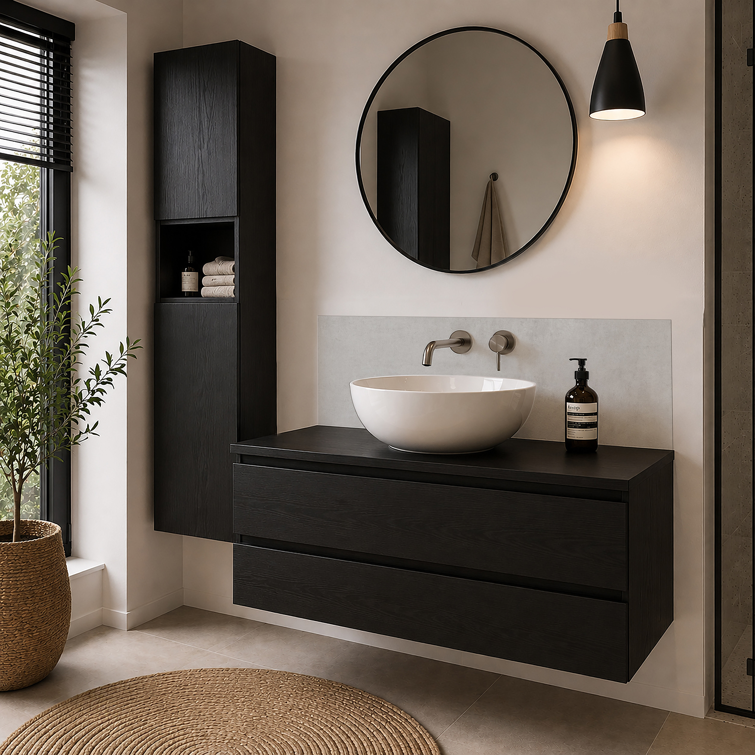 Panneau mural douche Décofast loft Ciment design et étanche