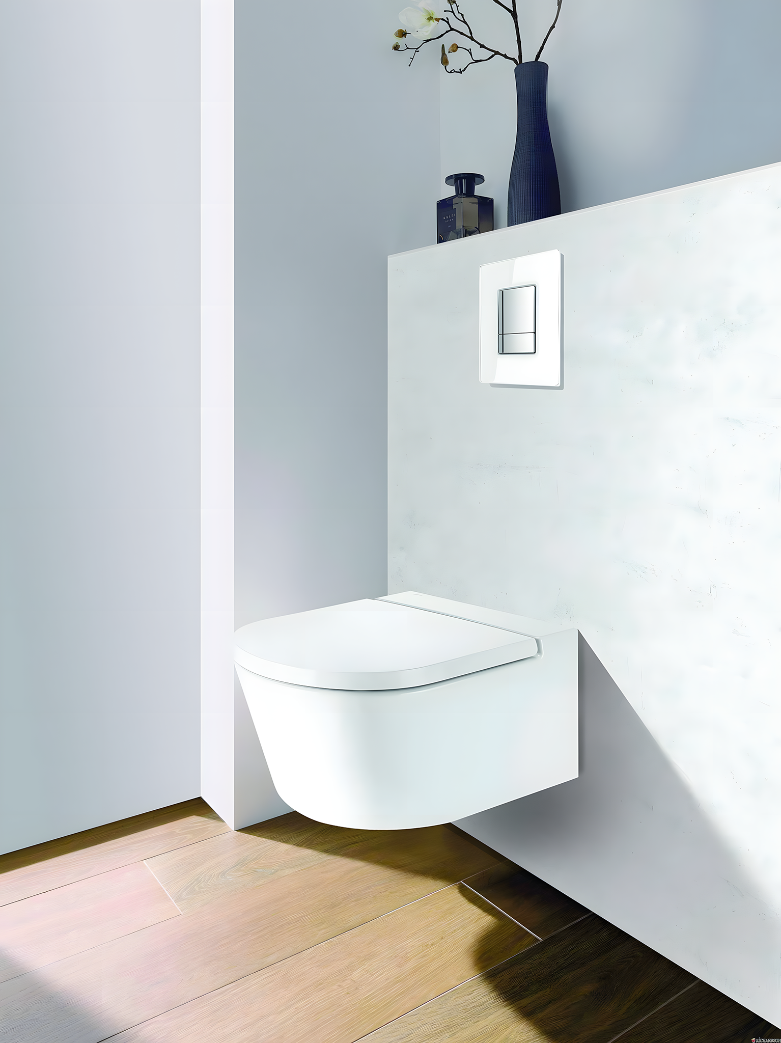 Panneau mural douche Décofast loft Ciment Clair design et étanche