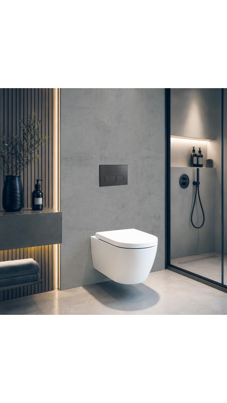 Panneau mural douche Décofast loft Ciment Fonce design et étanche