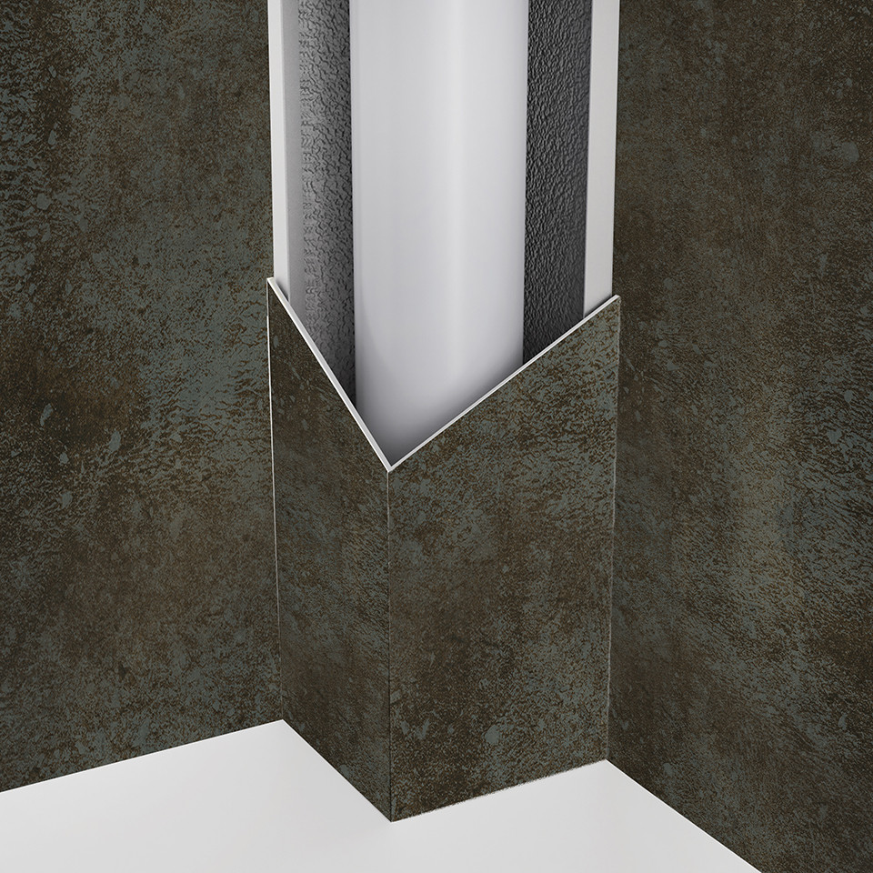 Panneau mural douche Décofast loft Corten design et étanche