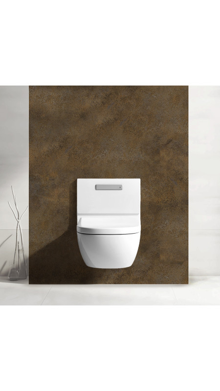Panneau mural douche Décofast loft Corten Cuivre design et étanche