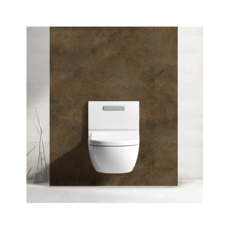 Panneau mural douche Décofast loft Corten Cuivre design et étanche