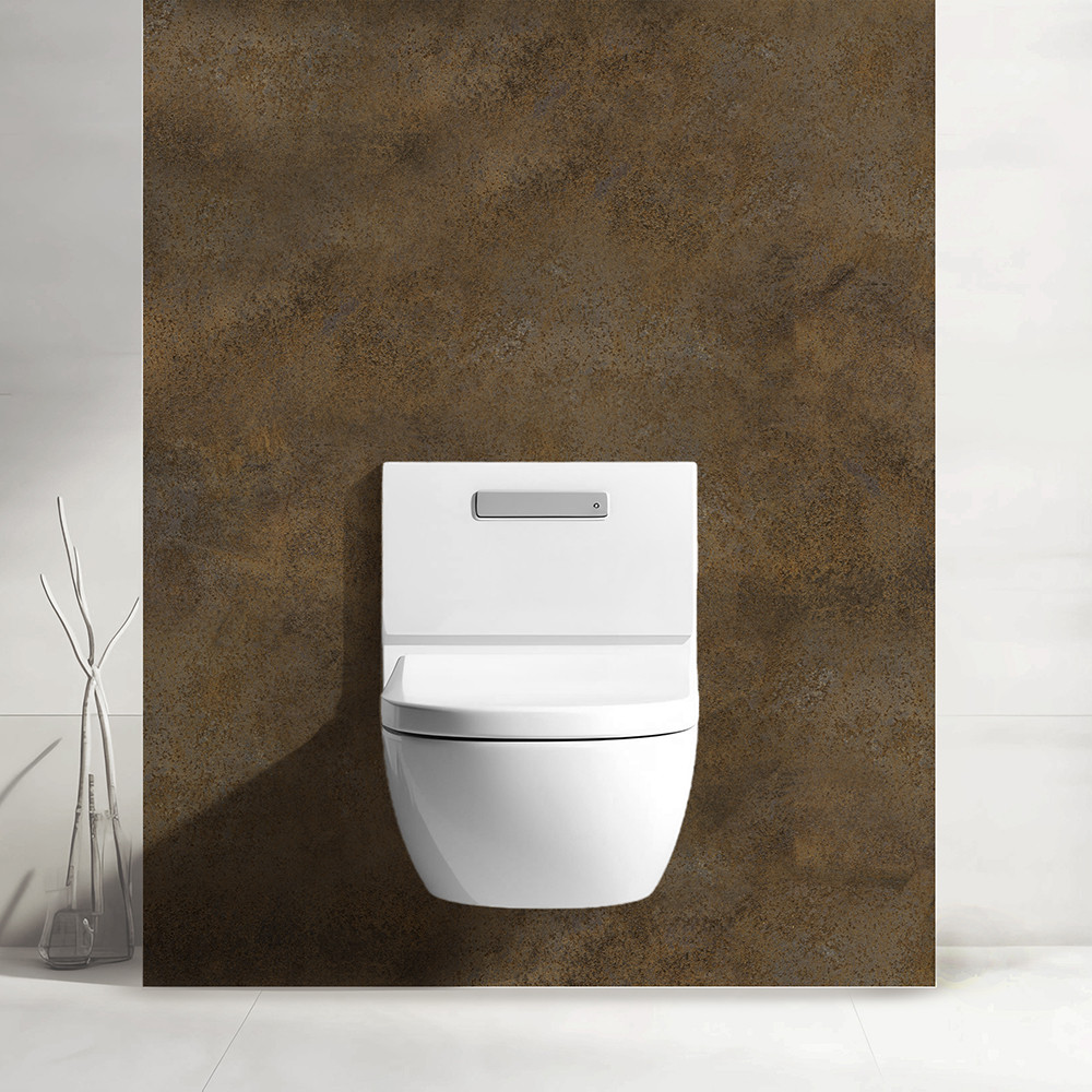 Panneau mural douche Décofast loft Corten Cuivre design et étanche