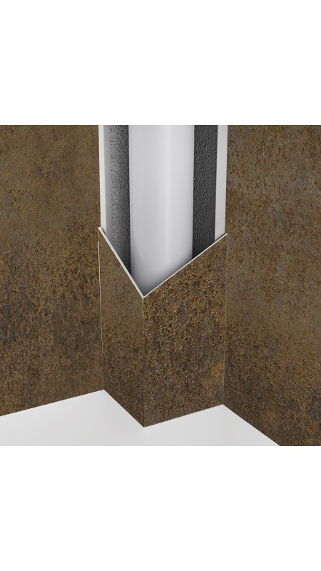 Panneau mural douche Décofast loft Corten Cuivre design et étanche
