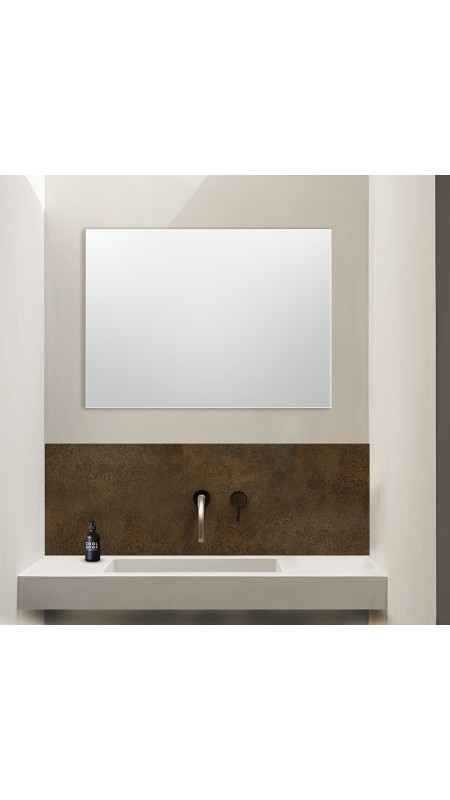 Panneau mural douche Décofast loft Corten Cuivre design et étanche