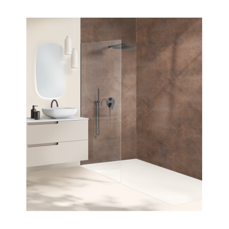 Panneau mural douche Décofast loft Corten Cuivre design et étanche