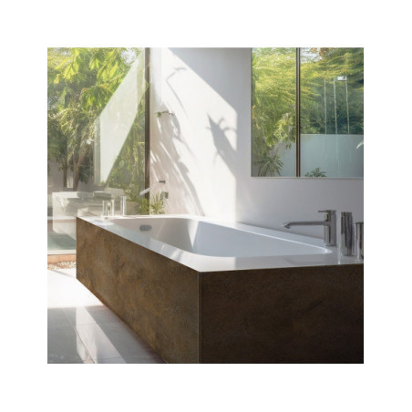 Panneau mural douche Décofast loft Corten Cuivre design et étanche