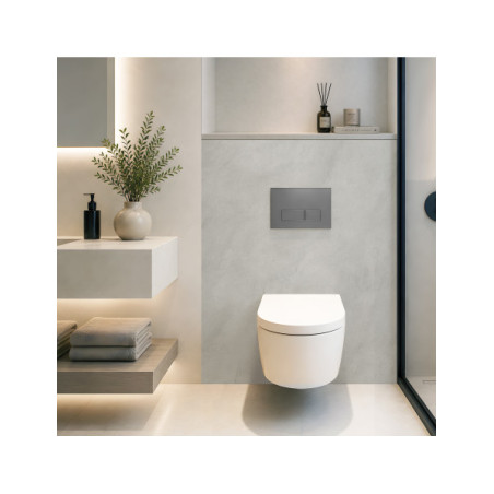 Panneau mural douche Décofast mineral Pierre Grise design et étanche