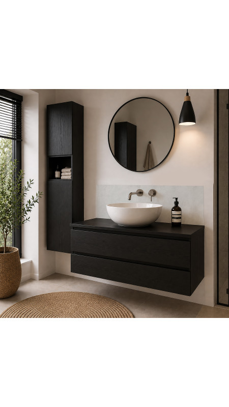 Panneau mural douche Décofast mineral Pierre Grise design et étanche