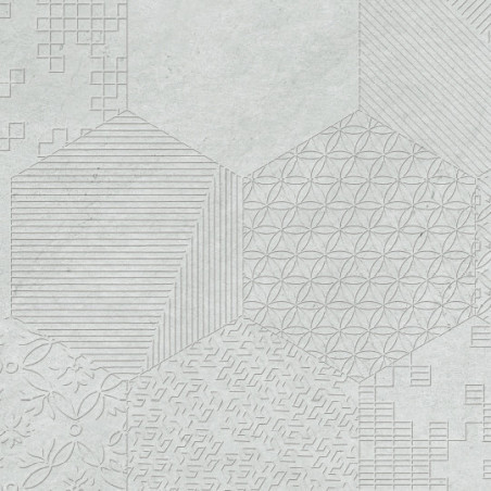 Panneau mural douche Décofast mineral Pierre Grise Geometrique design et étanche