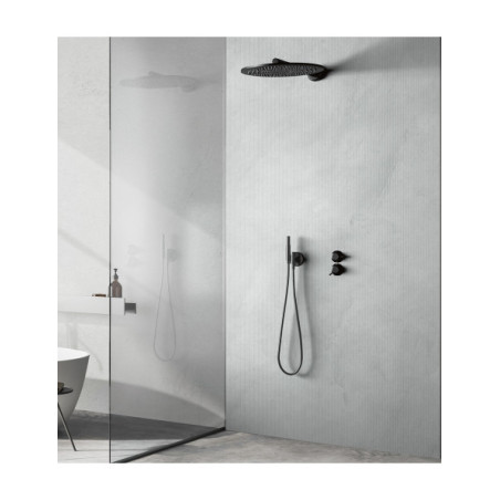 Panneau mural douche Décofast mineral Pierre Grise Strie design et étanche