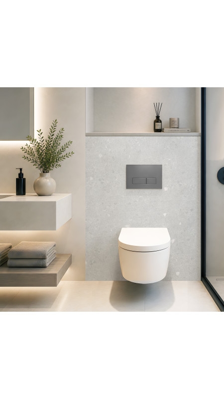 Panneau mural douche Décofast mineral Terrazzo design et étanche
