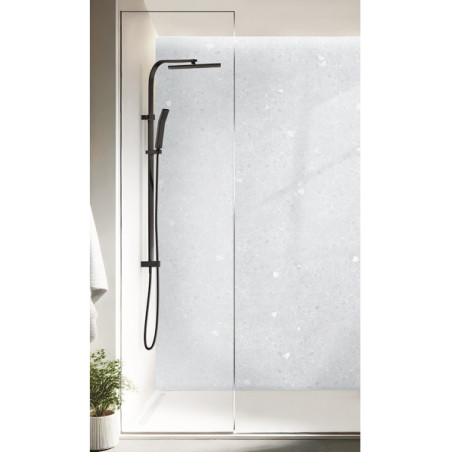 Panneau mural douche Décofast mineral Terrazzo design et étanche