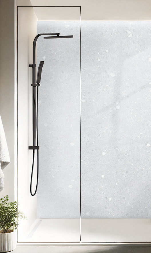 Panneau mural douche Décofast mineral Terrazzo design et étanche