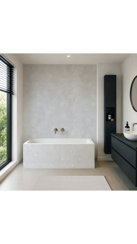 Panneau mural douche Décofast mineral Terrazzo design et étanche