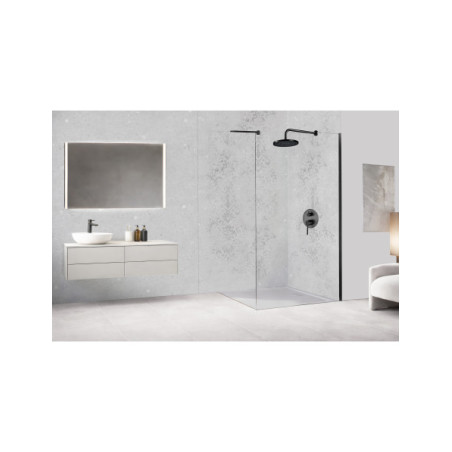 Panneau mural douche Décofast mineral Terrazzo Floral design et étanche