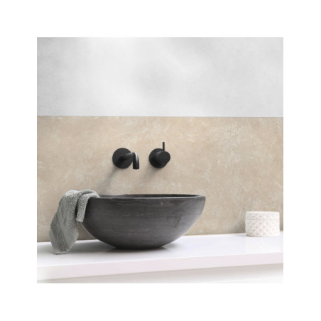 Panneau mural douche Décofast mineral Travertin Clair design et étanche