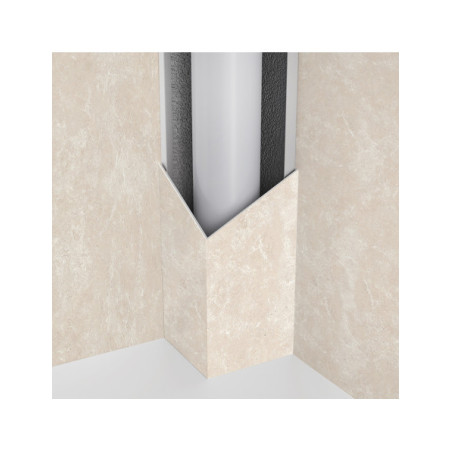 Panneau mural douche Décofast mineral Travertin Clair design et étanche
