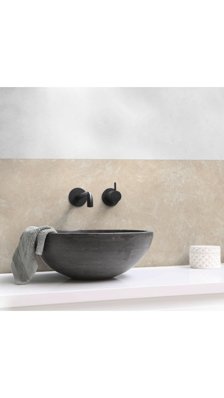 Panneau mural douche Décofast mineral Travertin Clair design et étanche