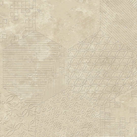 Panneau mural douche Décofast mineral Travertin Clair Geometrique design et étanche