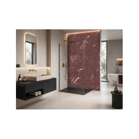 Panneau mural douche Décofast signature margaux keller ab Marbre Royal design et étanche