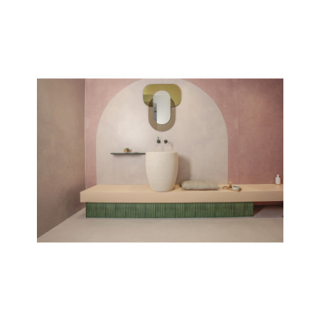 Panneau mural douche Décofast signature margaux keller va Arche Tadelakt Sable design et étanche