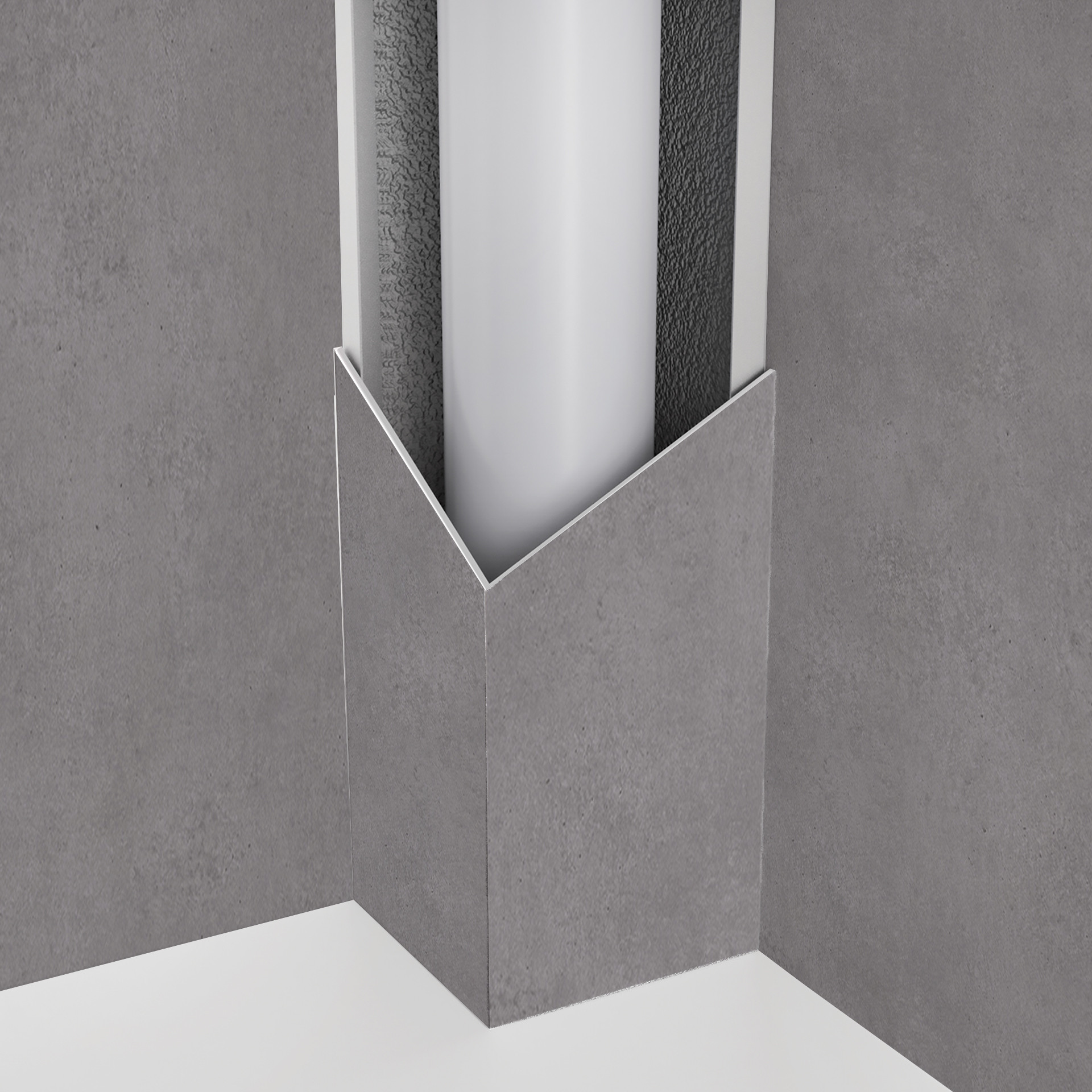 Panneau mural douche Décofast collector Beton Brut design et étanche