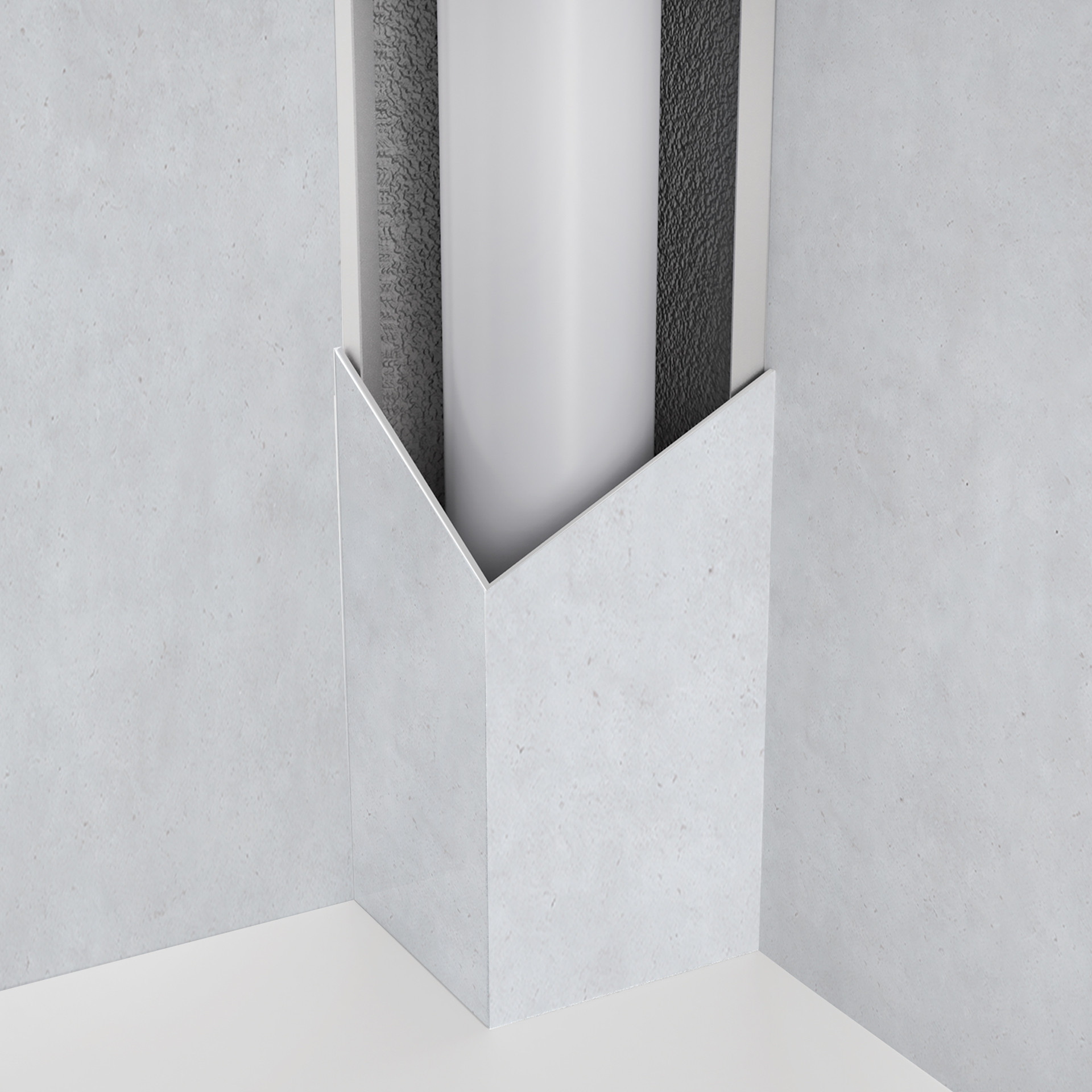 Panneau mural douche Décofast collector Beton Silvero design et étanche