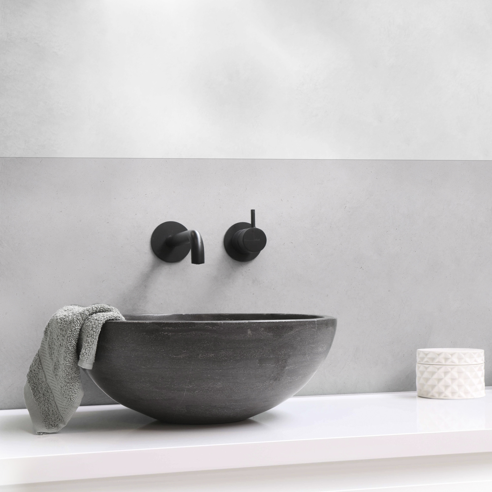 Panneau mural douche Décofast collector Beton Silvero design et étanche