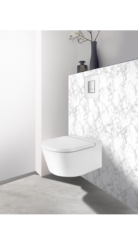 Panneau mural douche Décofast collector Carrare design et étanche