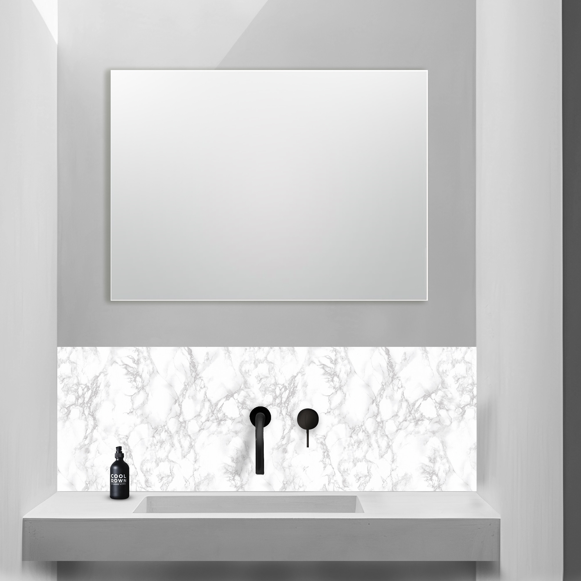Panneau mural douche Décofast collector Carrare design et étanche