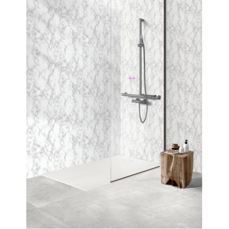 Panneau mural douche Décofast collector Carrare design et étanche