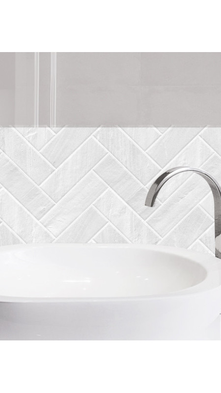 Panneau mural douche Décofast collector Chevron design et étanche