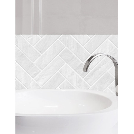 Panneau mural douche Décofast collector Chevron design et étanche