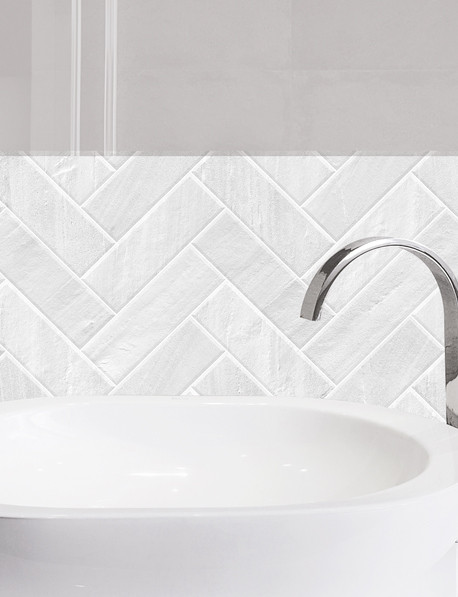 Panneau mural douche Décofast collector Chevron design et étanche