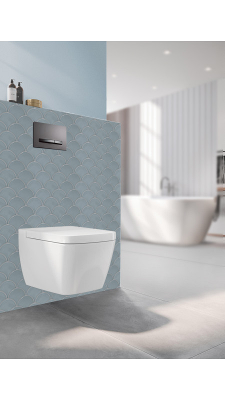 Panneau mural douche Décofast collector Ecailles Denim design et étanche