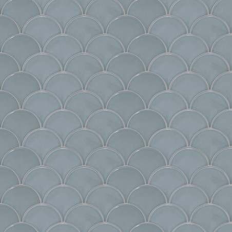 Panneau mural douche Décofast collector Ecailles Denim design et étanche