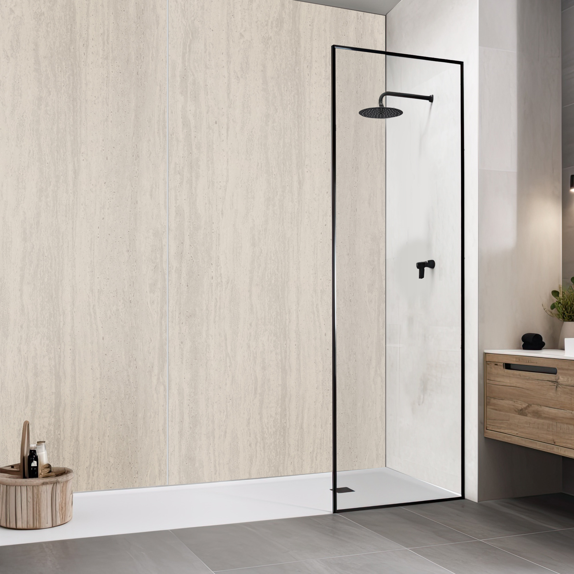 Panneau mural douche Décofast collector Mineral design et étanche