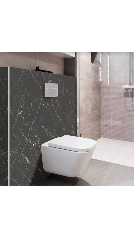 Panneau mural douche Décofast collector Nero design et étanche