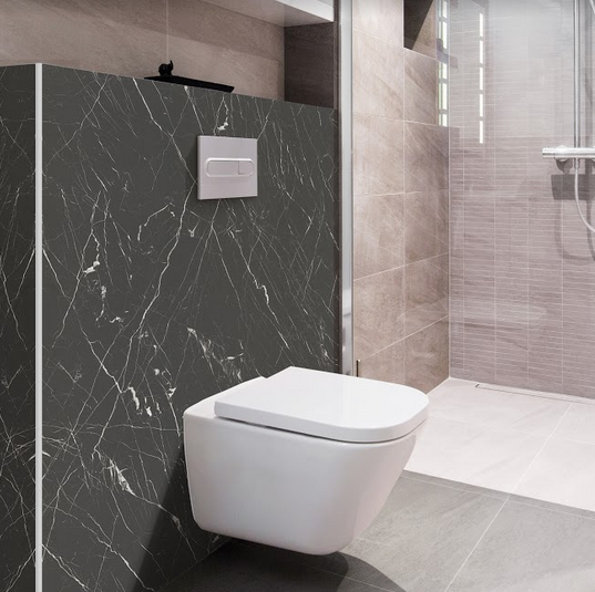 Panneau mural douche Décofast collector Nero design et étanche