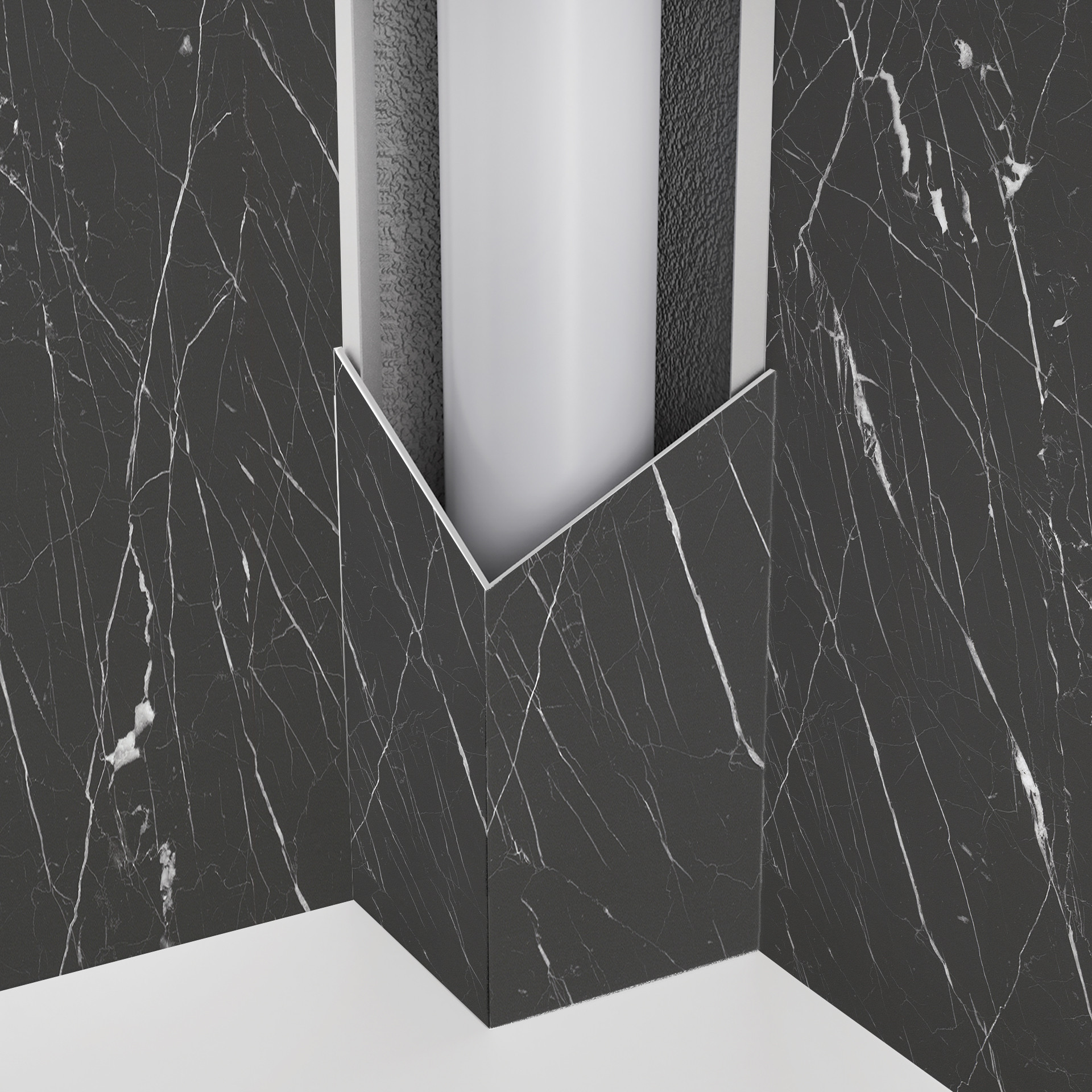 Panneau mural douche Décofast collector Nero design et étanche